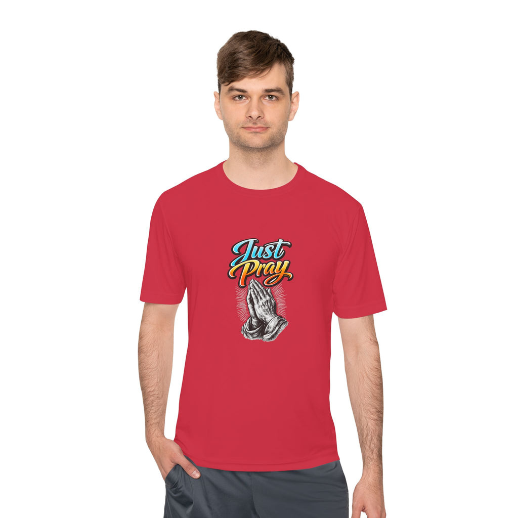 Just Pray Graphic Tee – Praying Hands Faith T-Shirt