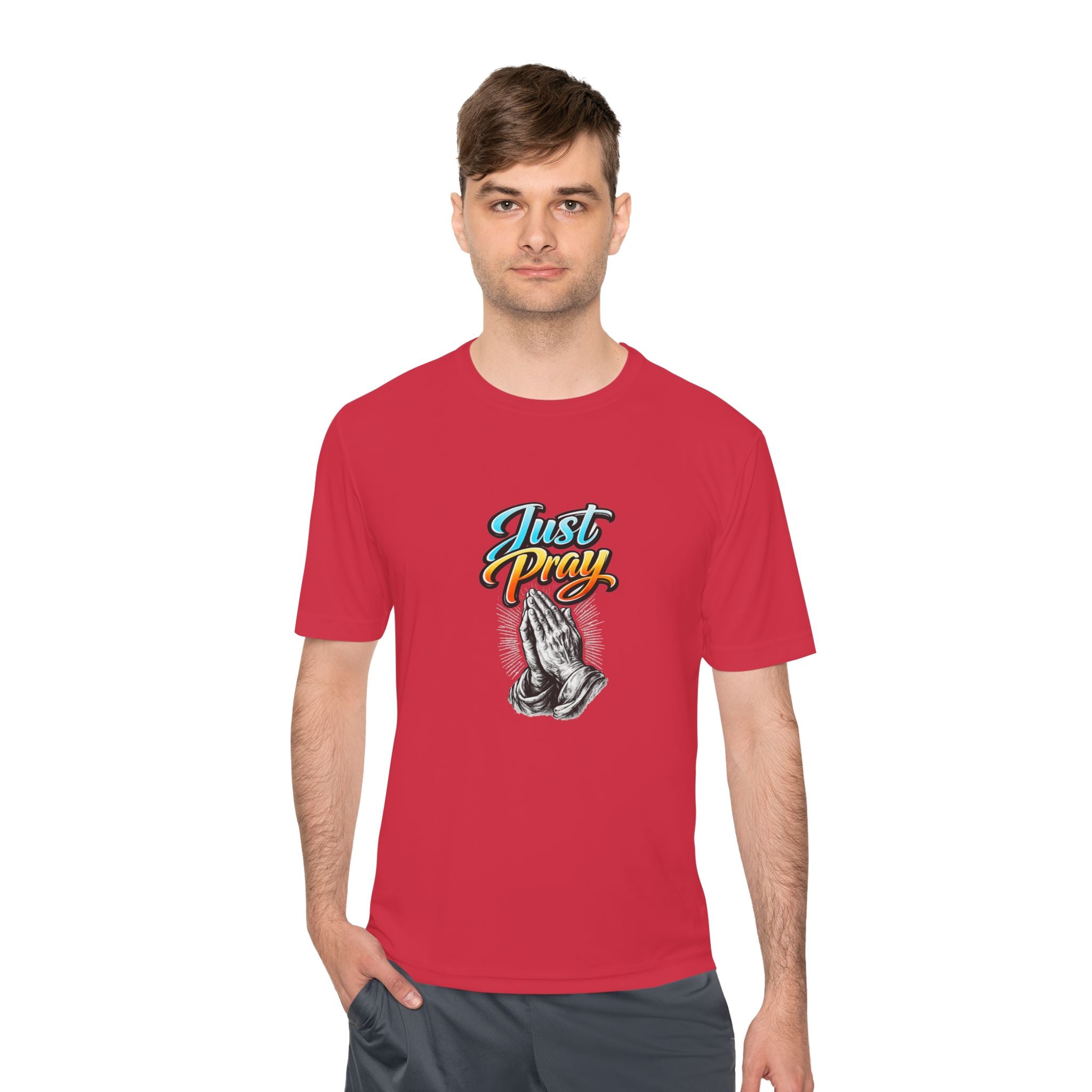 Just Pray Graphic Tee – Praying Hands Faith T-Shirt