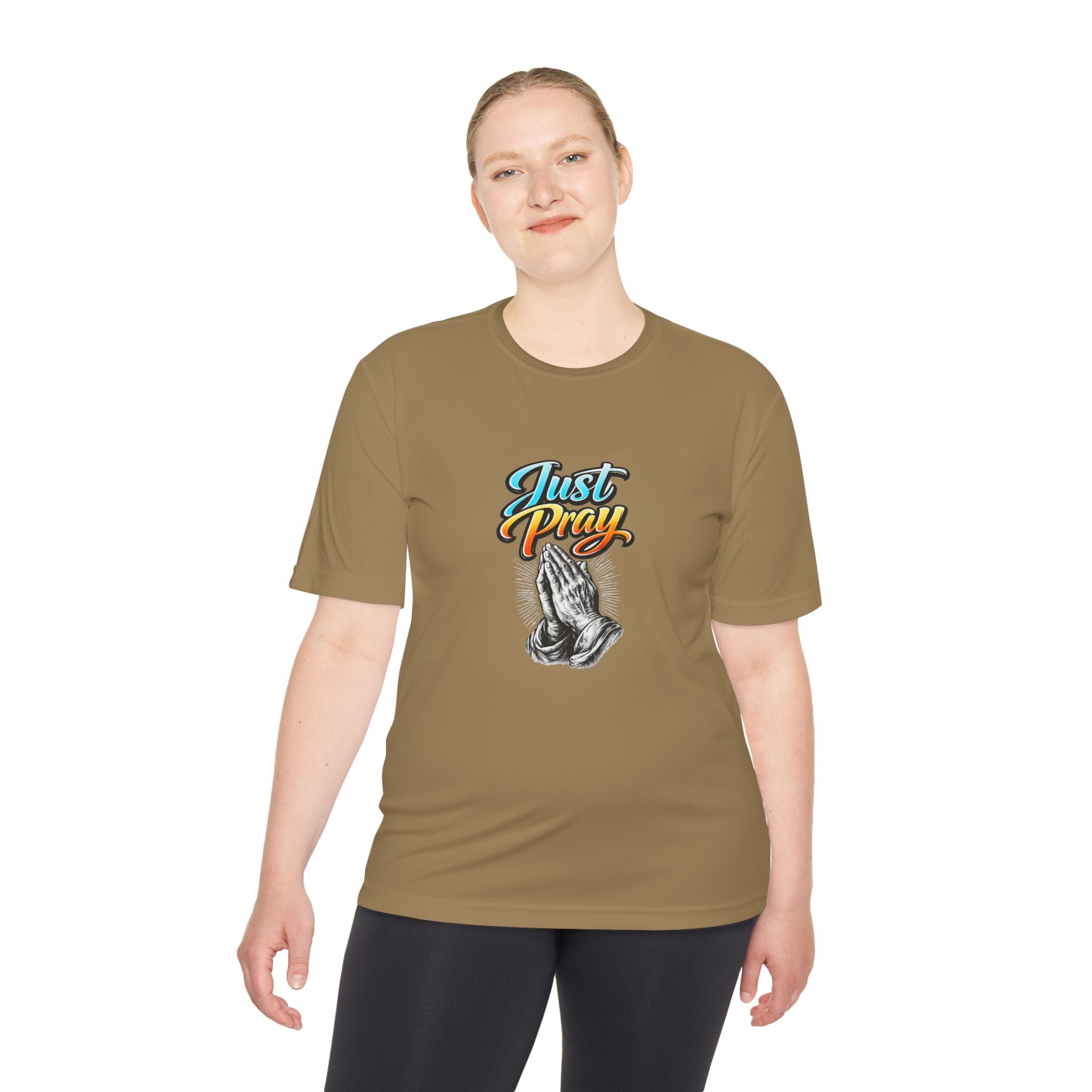 Just Pray Graphic Tee – Praying Hands Faith T-Shirt