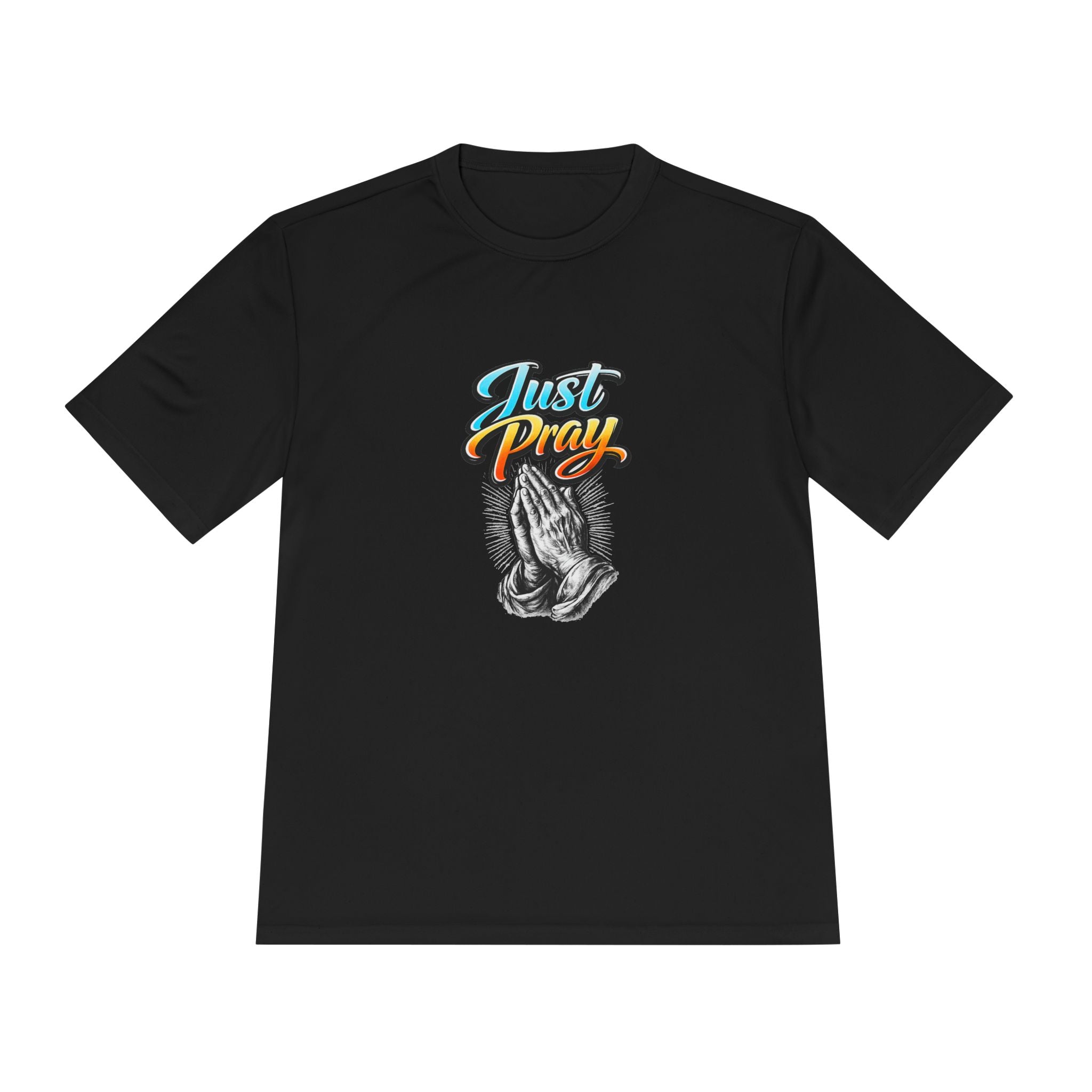 Just Pray Graphic Tee – Praying Hands Faith T-Shirt