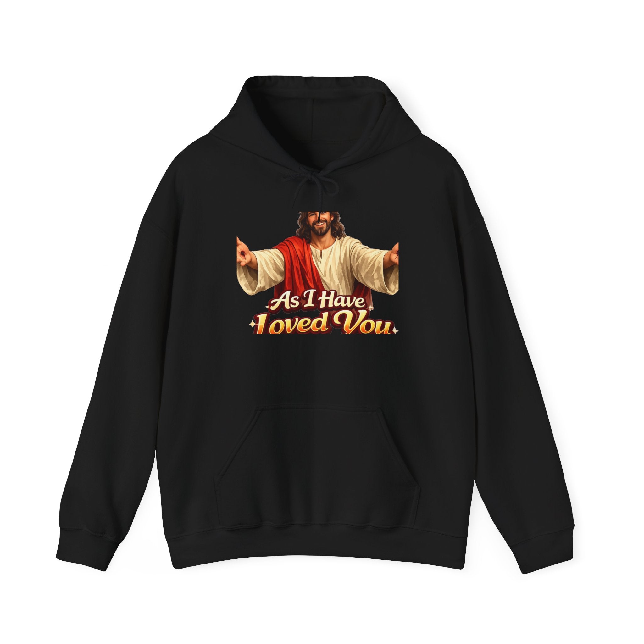 Jesus 'As I Have Loved You' Hoodie — Christian Faith Graphic Hoodie