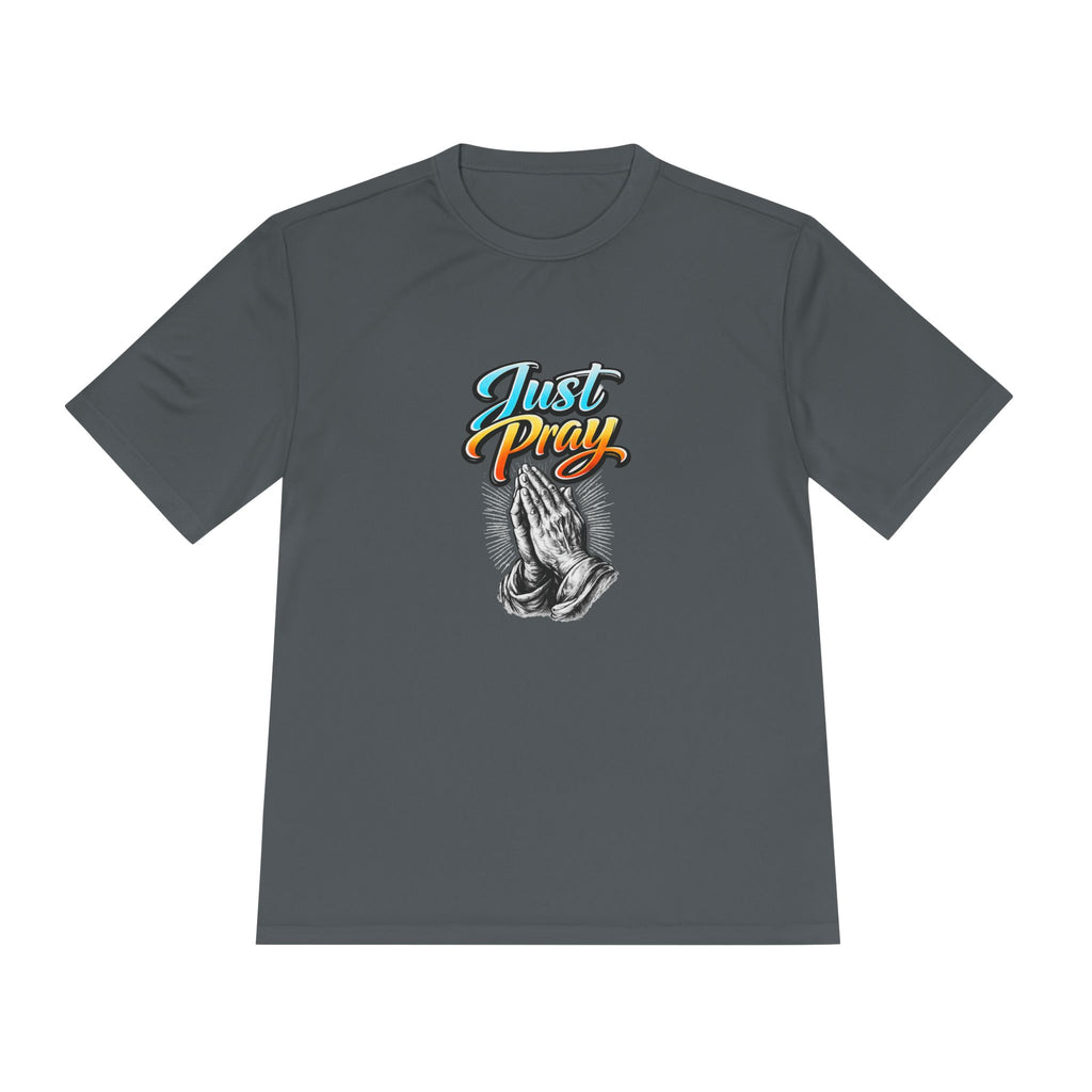 Just Pray Graphic Tee – Praying Hands Faith T-Shirt