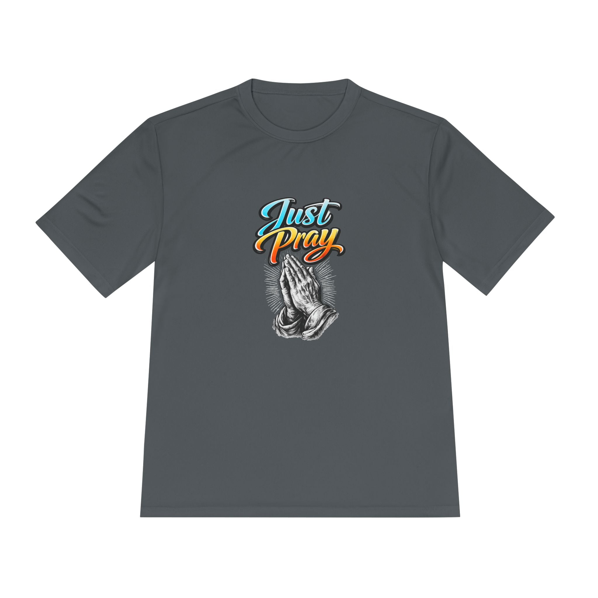 Just Pray Graphic Tee – Praying Hands Faith T-Shirt