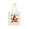 Jesus "Love One Another" Canvas Tote Bag — Christian Faith Grocery & Church Market Bag