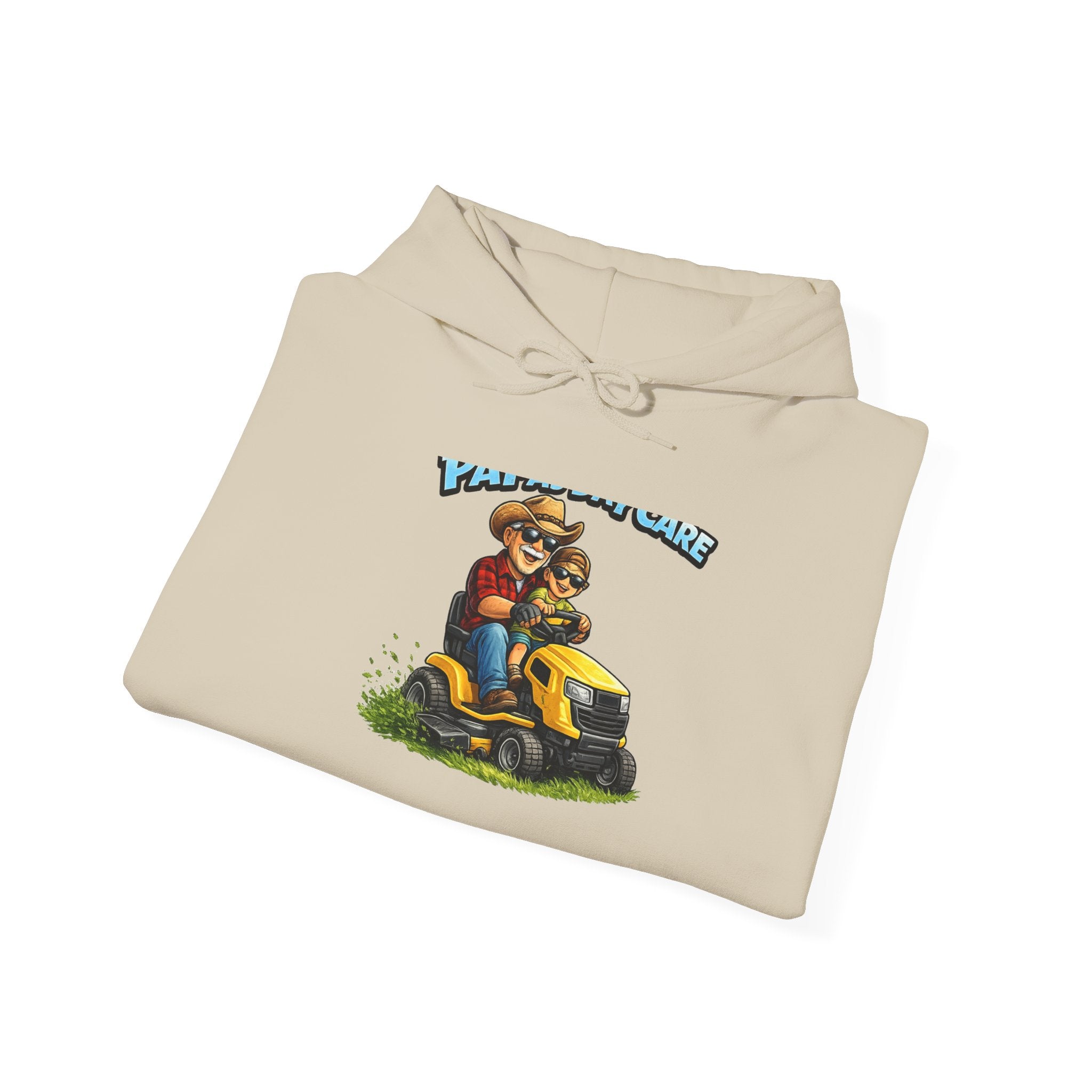 Lawn Mower Dad Hoodie – Vintage 'Yard Workin' Proud' Graphic Sweatshirt