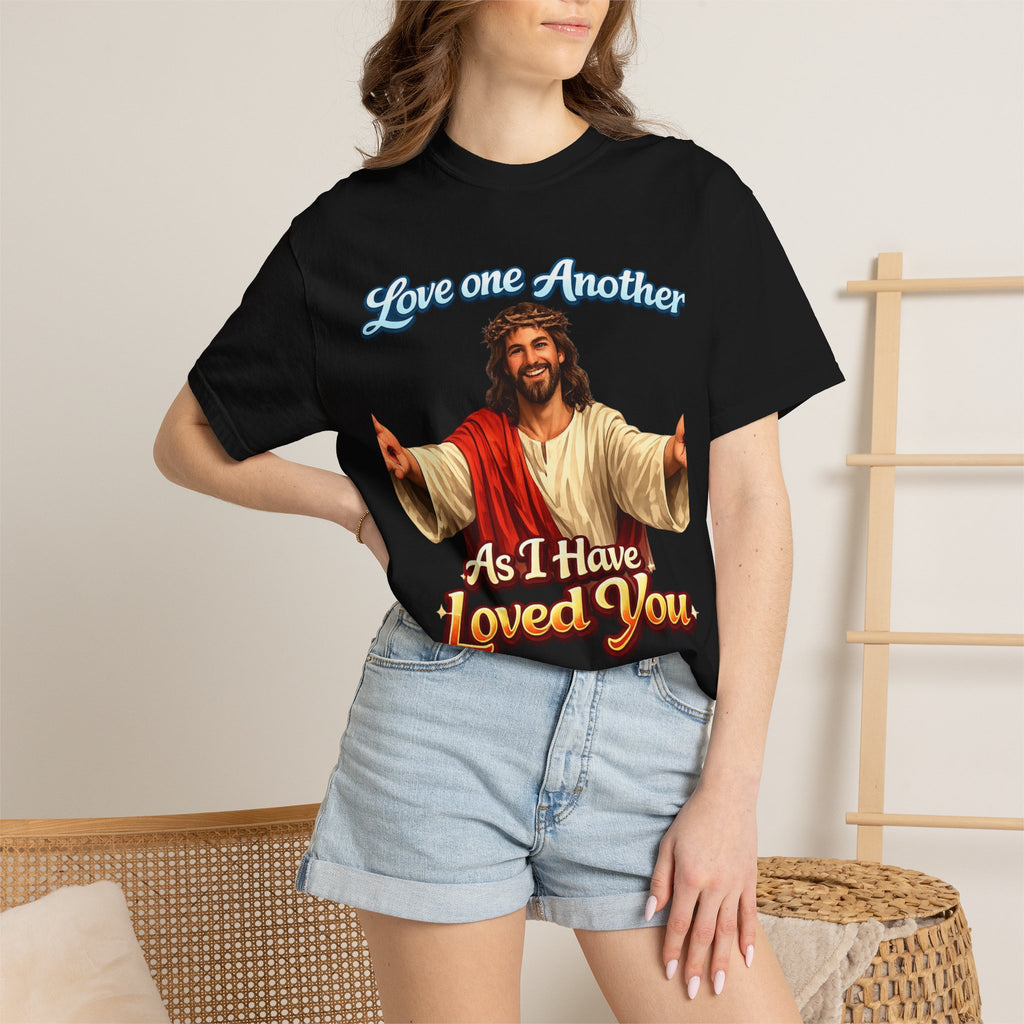 Jesus "Love One Another" Heavyweight T-Shirt