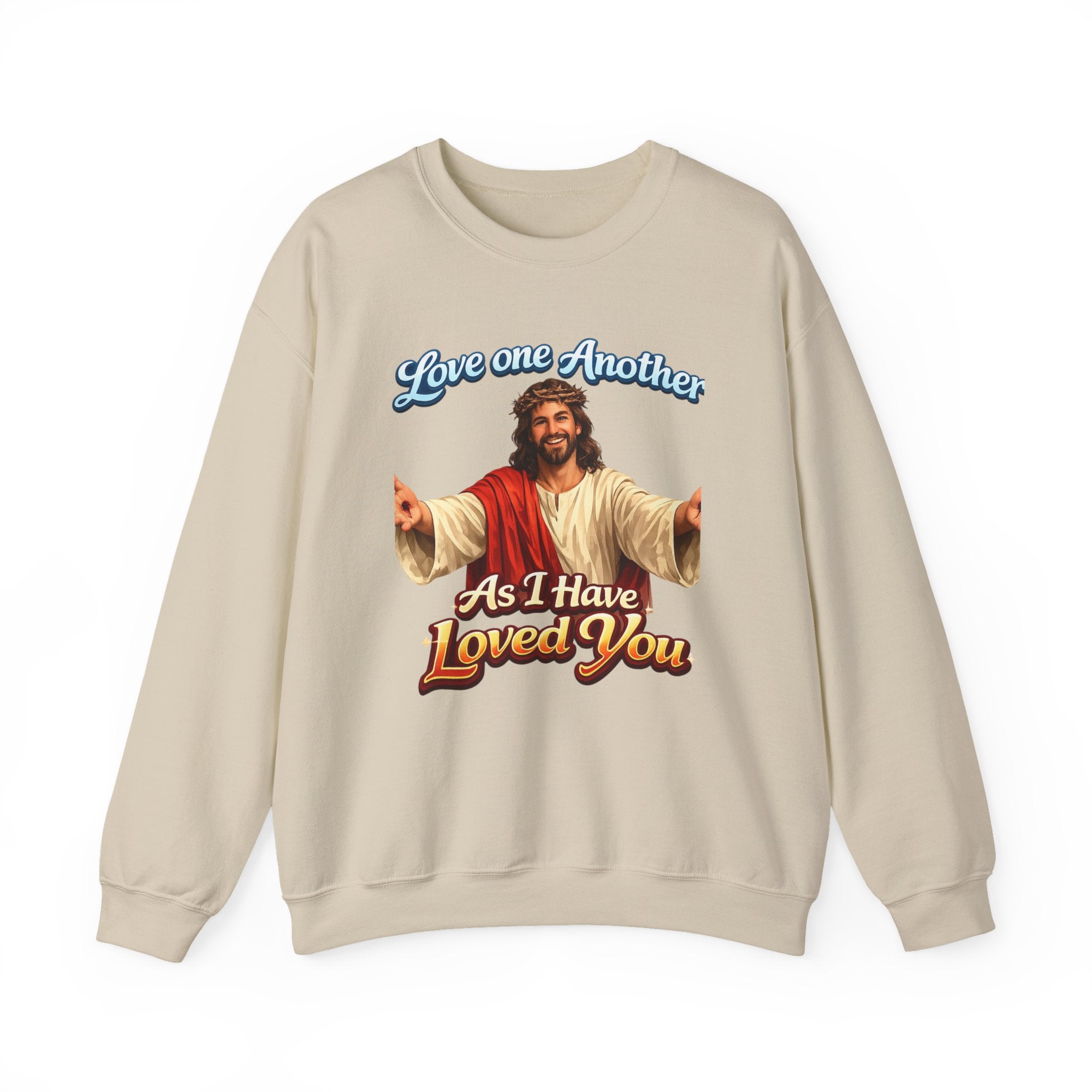Jesus "Love One Another" Crewneck Sweatshirt