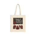 Tote Bag — "Beware of in Flight Hazards" Retro Ant Farm Design