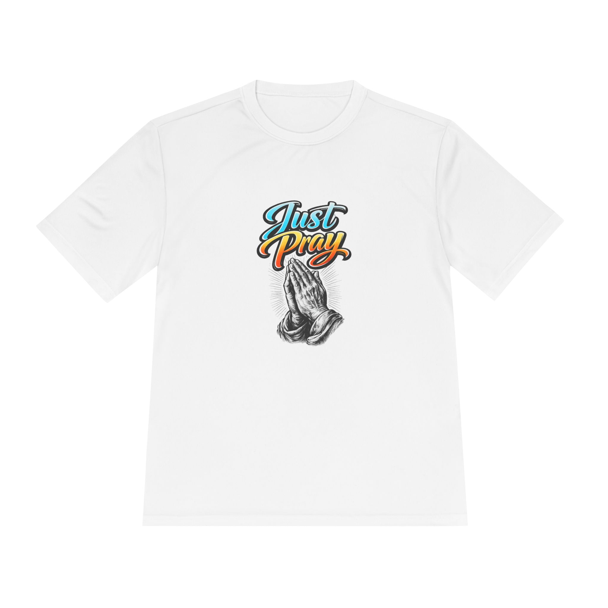 Just Pray Graphic Tee – Praying Hands Faith T-Shirt