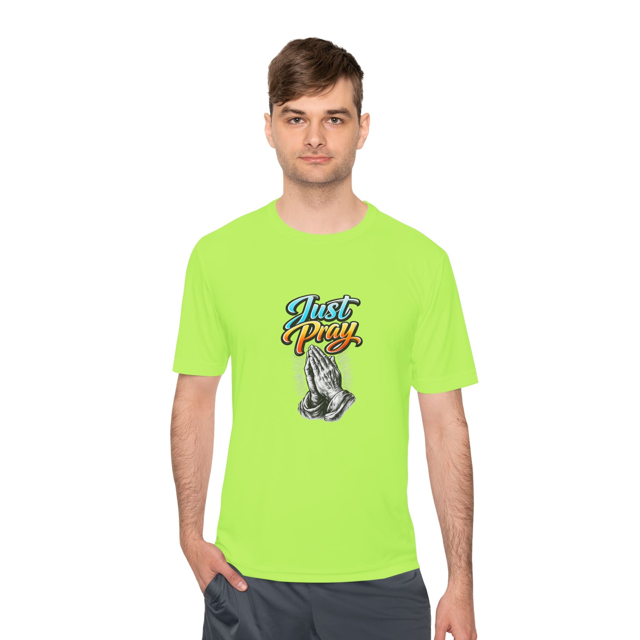Just Pray Graphic Tee – Praying Hands Faith T-Shirt