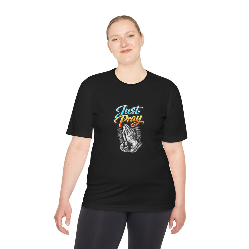 Just Pray Graphic Tee – Praying Hands Faith T-Shirt