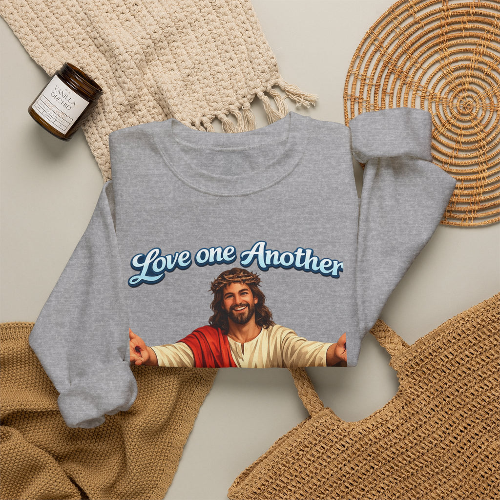Jesus "Love One Another" Crewneck Sweatshirt