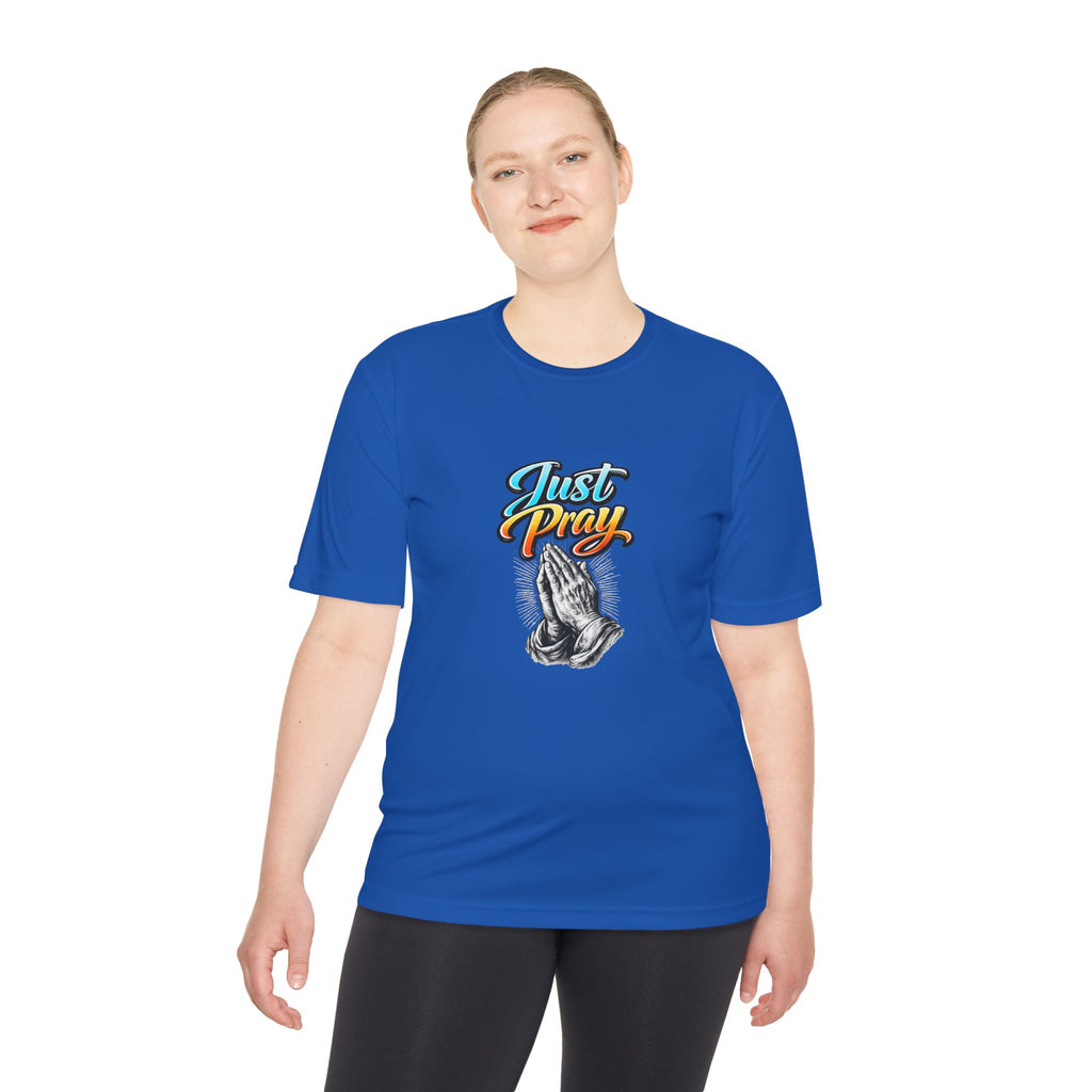 Just Pray Graphic Tee – Praying Hands Faith T-Shirt