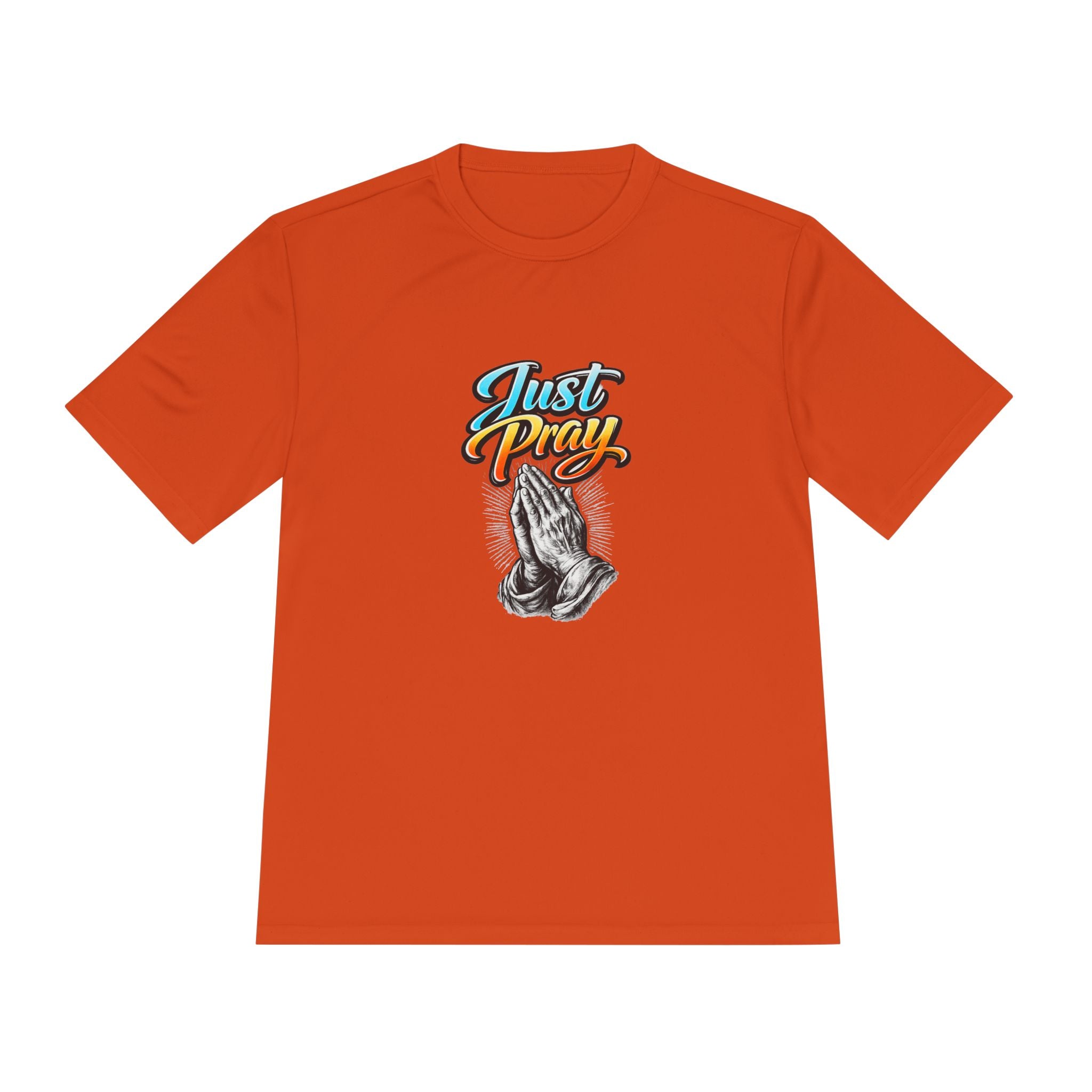 Just Pray Graphic Tee – Praying Hands Faith T-Shirt