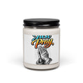 Just Pray Soy Candle — 9oz Scented Jar Candle with Praying Hands