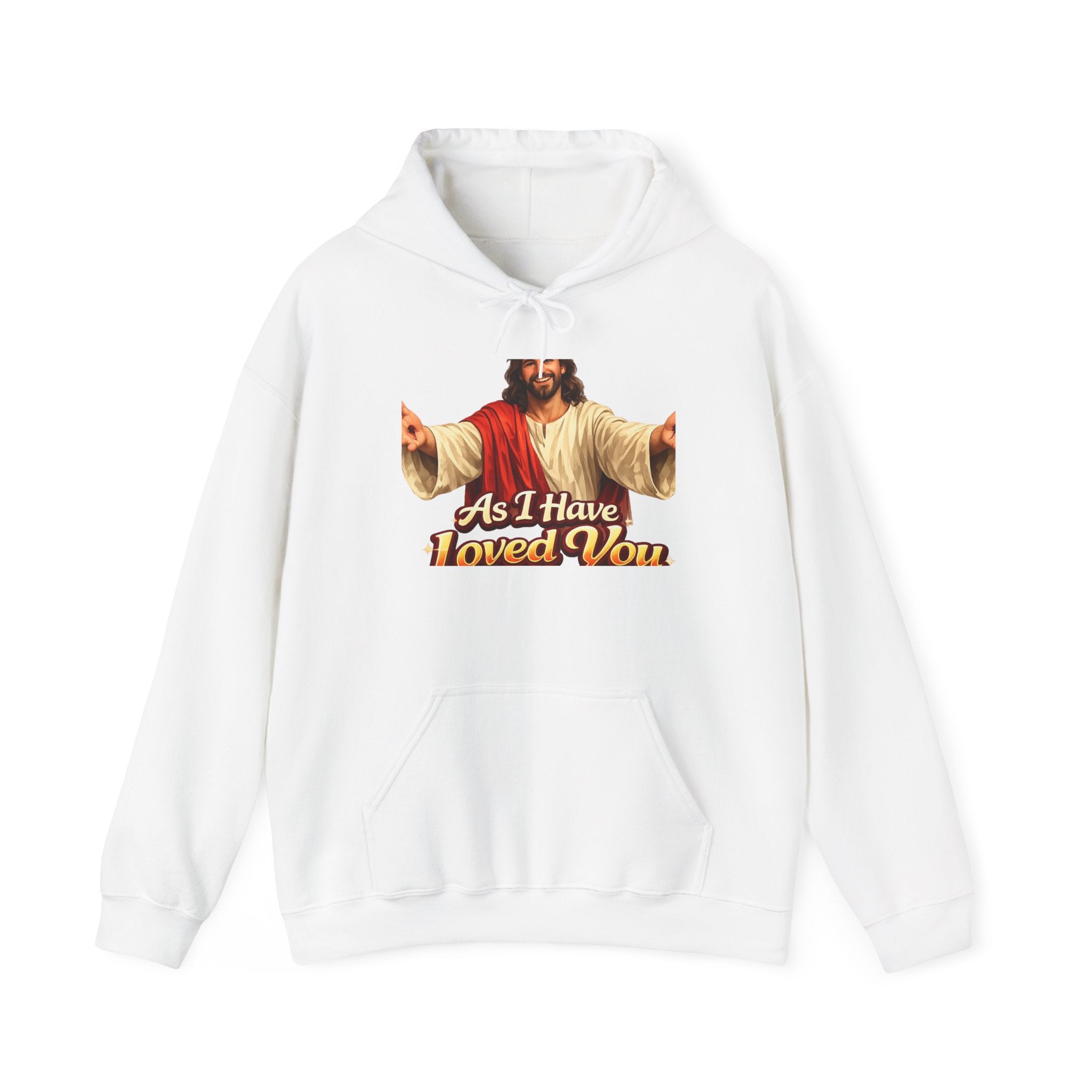 Jesus 'As I Have Loved You' Hoodie — Christian Faith Graphic Hoodie