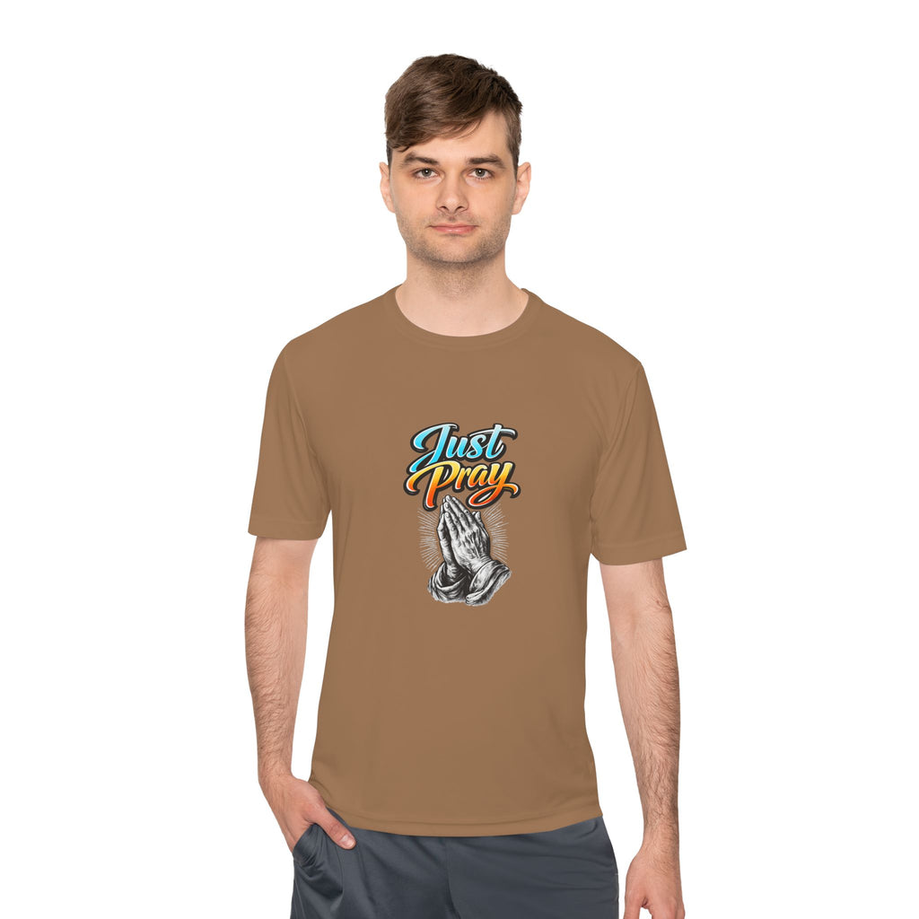 Just Pray Graphic Tee – Praying Hands Faith T-Shirt