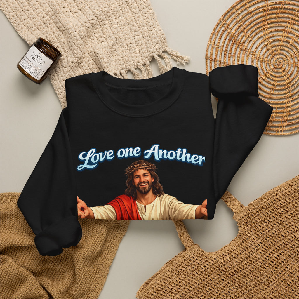 Jesus "Love One Another" Crewneck Sweatshirt