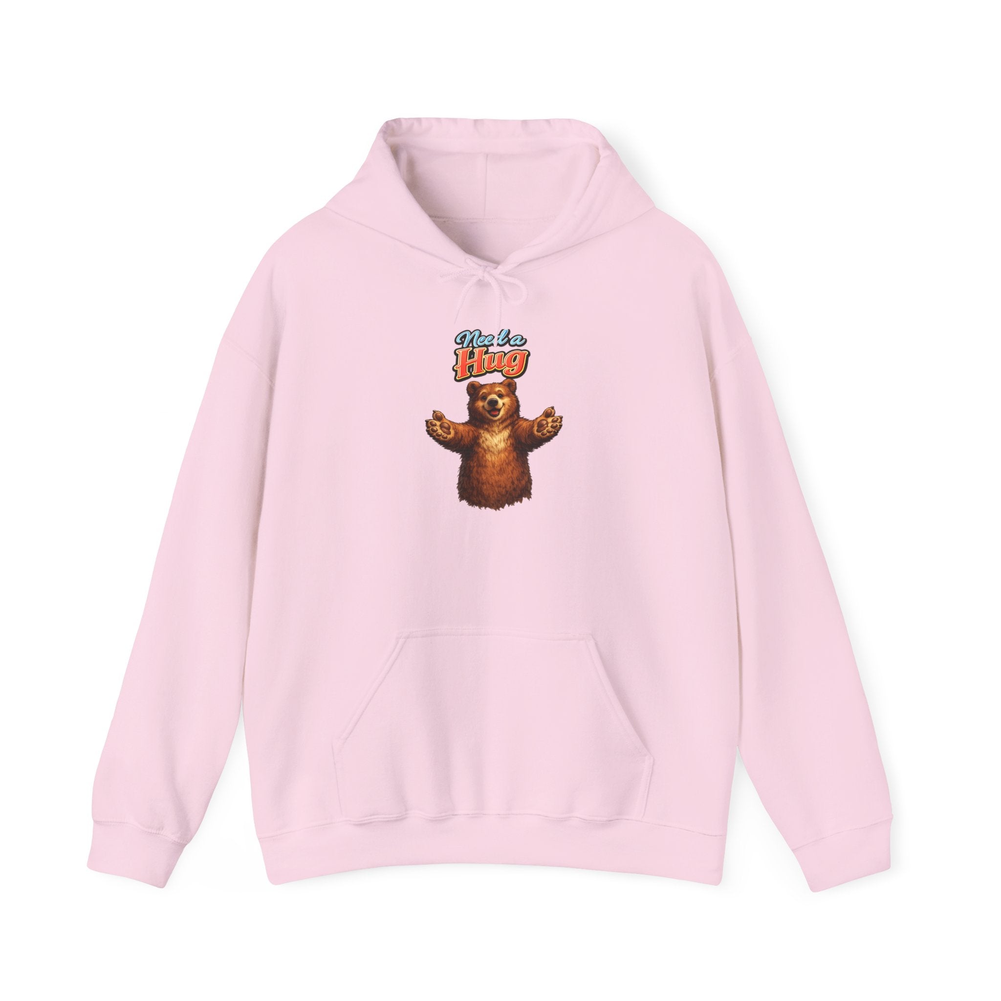 Bear Hug Hoodie — Retro 'Come For A Hug' Cozy Graphic Sweatshirt