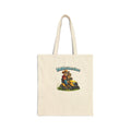 Tote Bag — "Papa's Day Off" Riding Lawn Mower Father's Day Canvas Tote