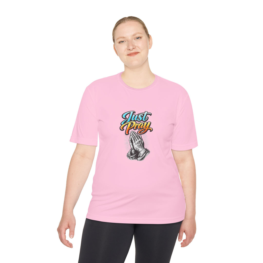 Just Pray Graphic Tee – Praying Hands Faith T-Shirt