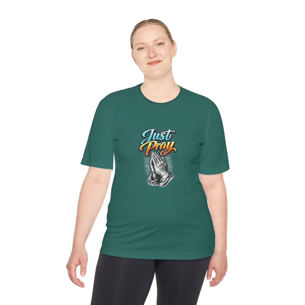 Just Pray Graphic Tee – Praying Hands Faith T-Shirt