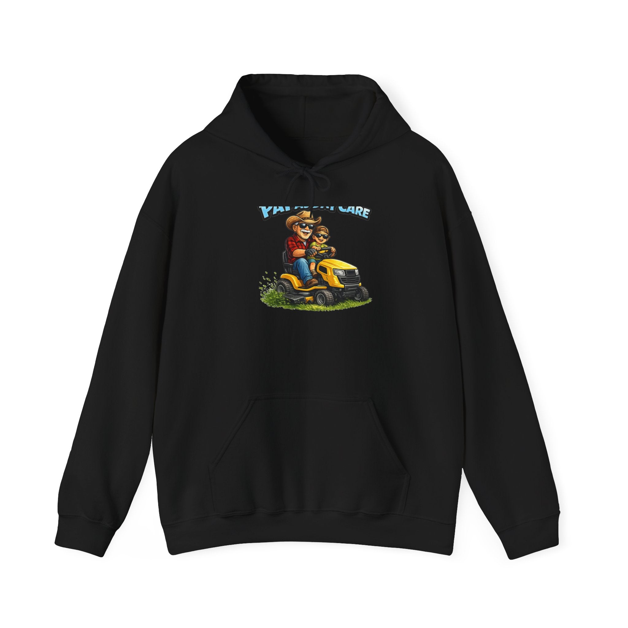 Lawn Mower Dad Hoodie – Vintage 'Yard Workin' Proud' Graphic Sweatshirt