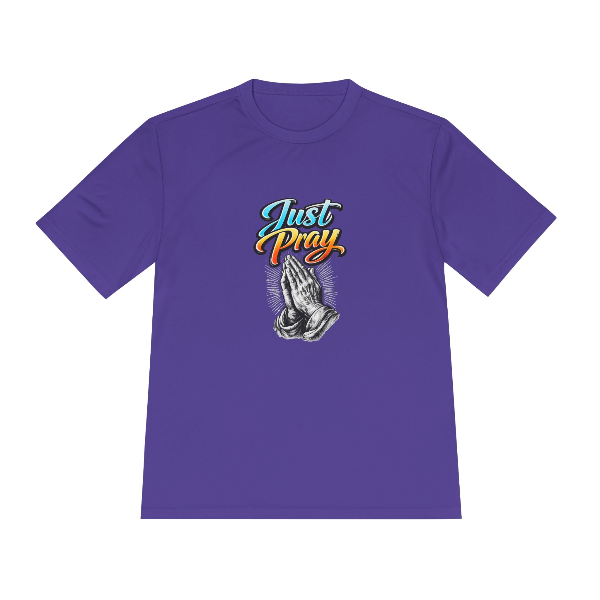 Just Pray Graphic Tee – Praying Hands Faith T-Shirt
