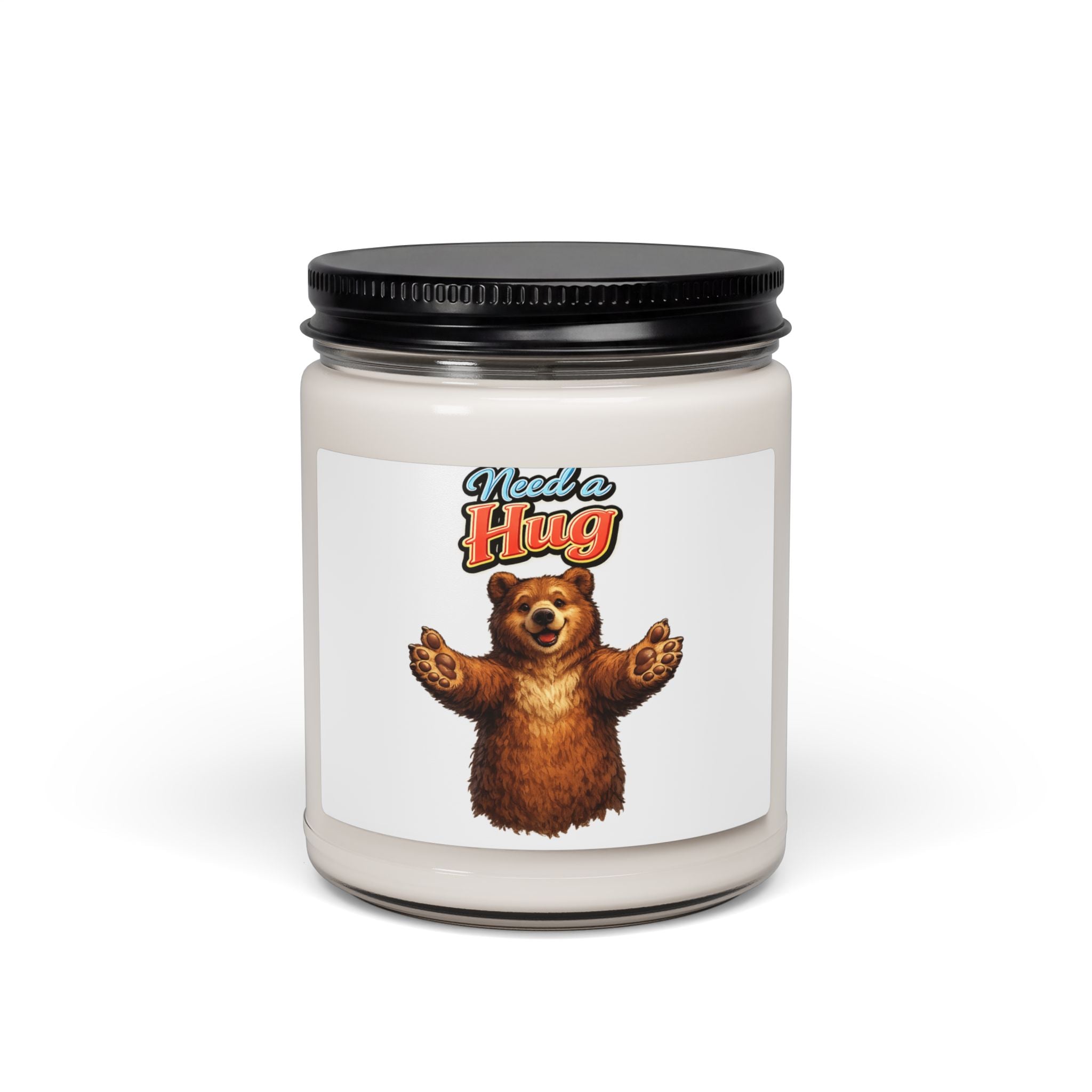 Need a Hug Bear Scented Soy Candle — 9oz Comfort & Cozy Gift
