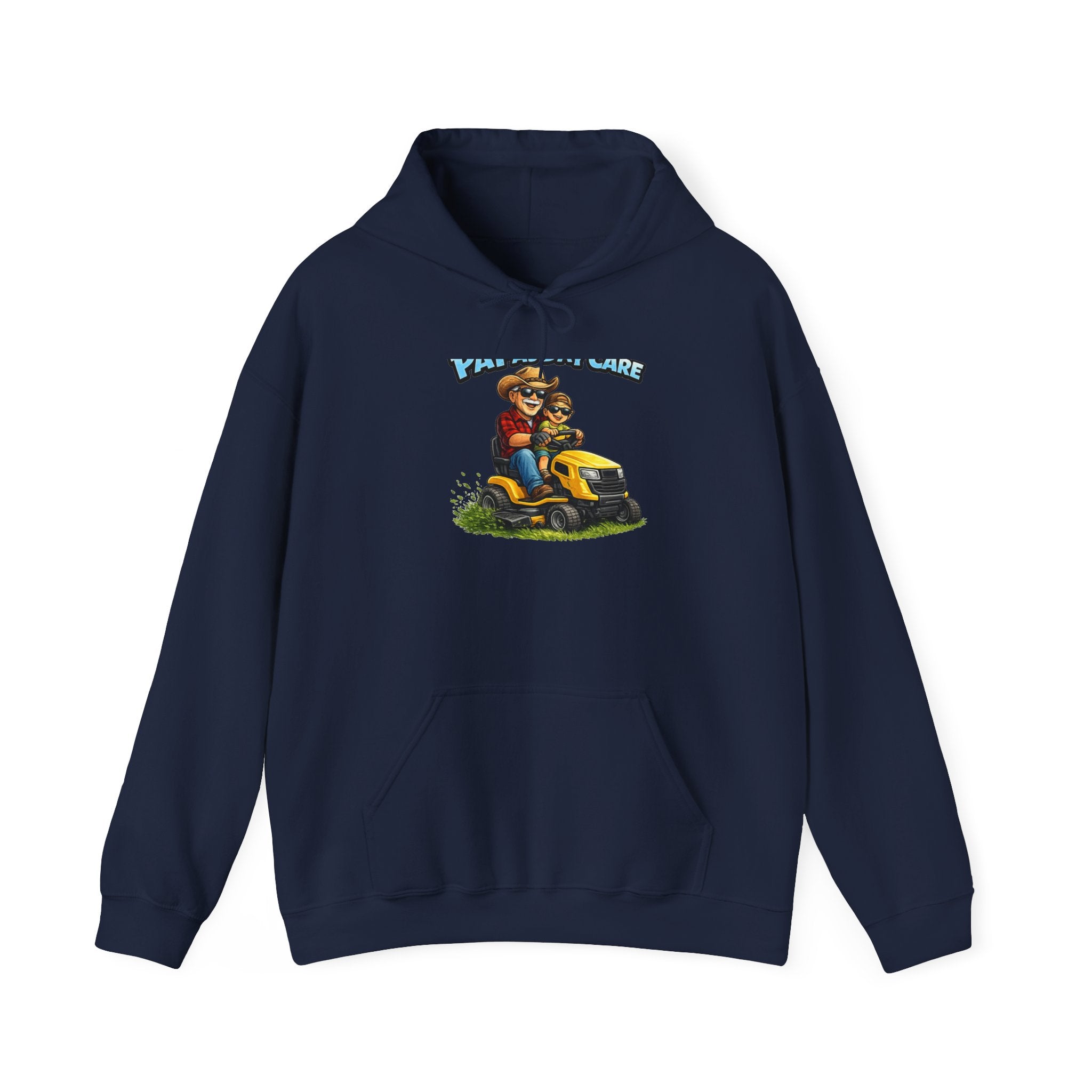 Lawn Mower Dad Hoodie – Vintage 'Yard Workin' Proud' Graphic Sweatshirt