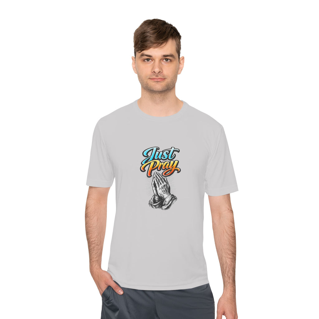 Just Pray Graphic Tee – Praying Hands Faith T-Shirt