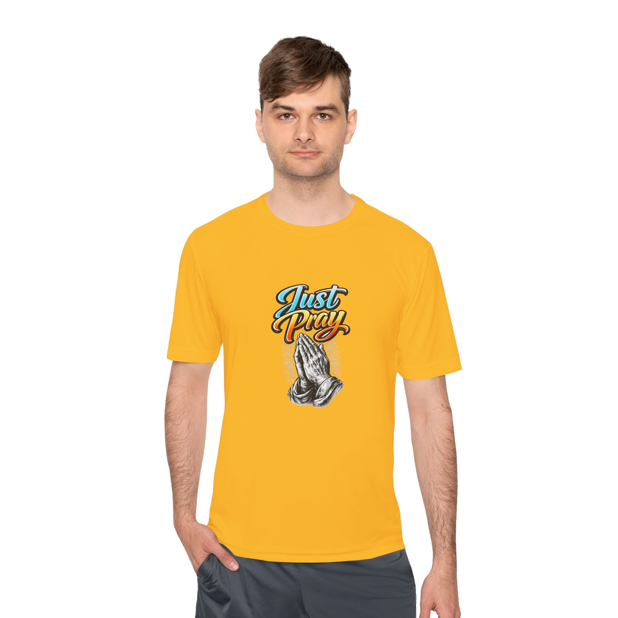 Just Pray Graphic Tee – Praying Hands Faith T-Shirt