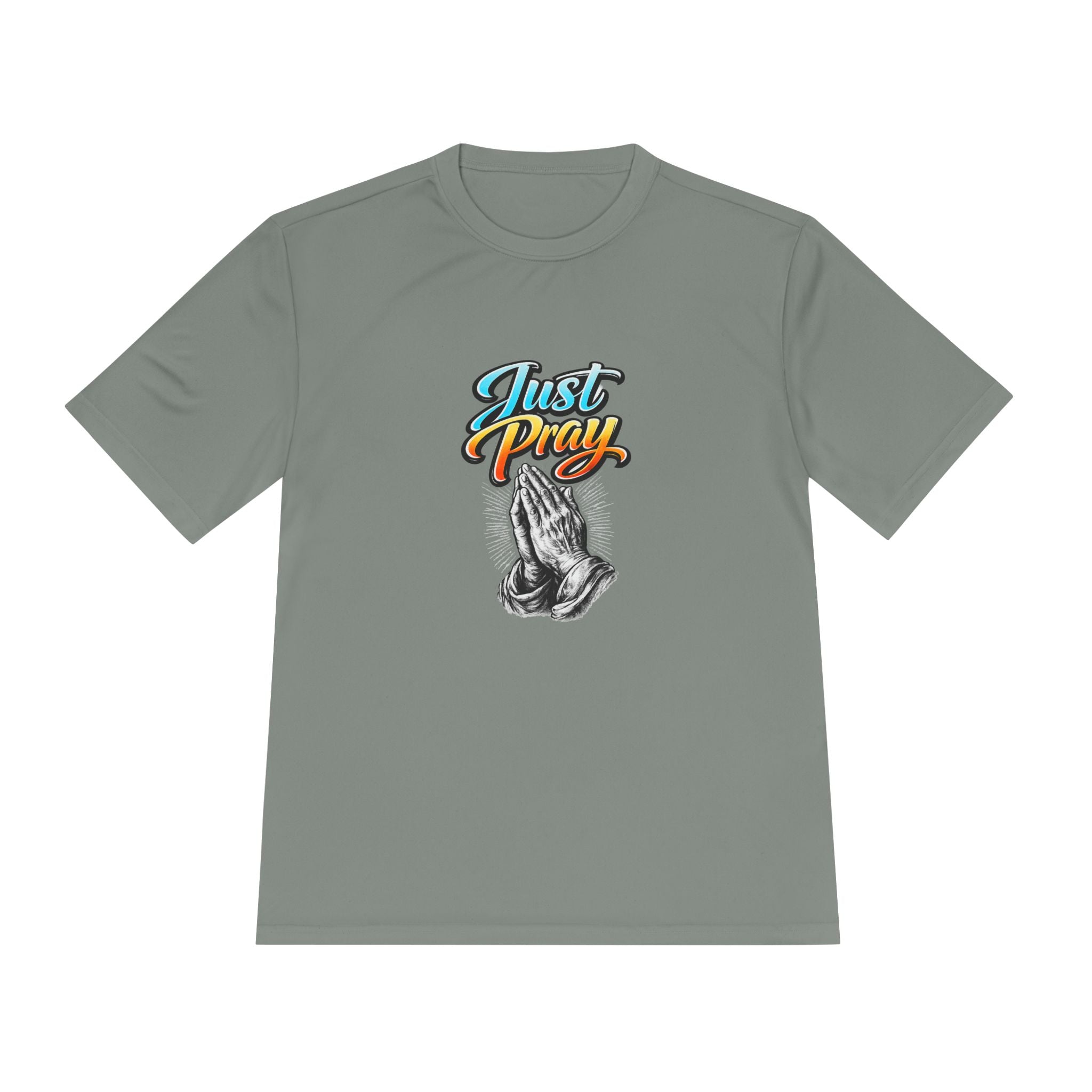 Just Pray Graphic Tee – Praying Hands Faith T-Shirt