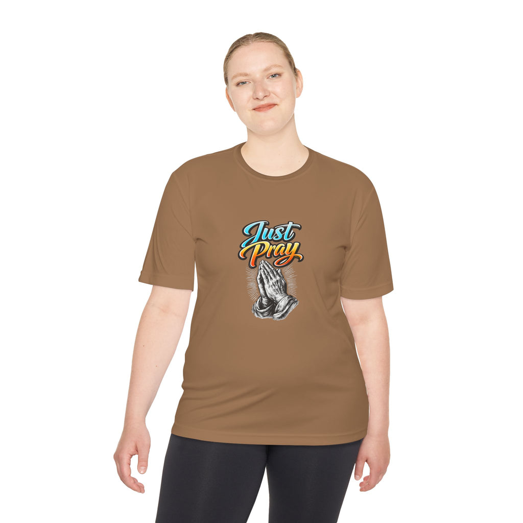 Just Pray Graphic Tee – Praying Hands Faith T-Shirt