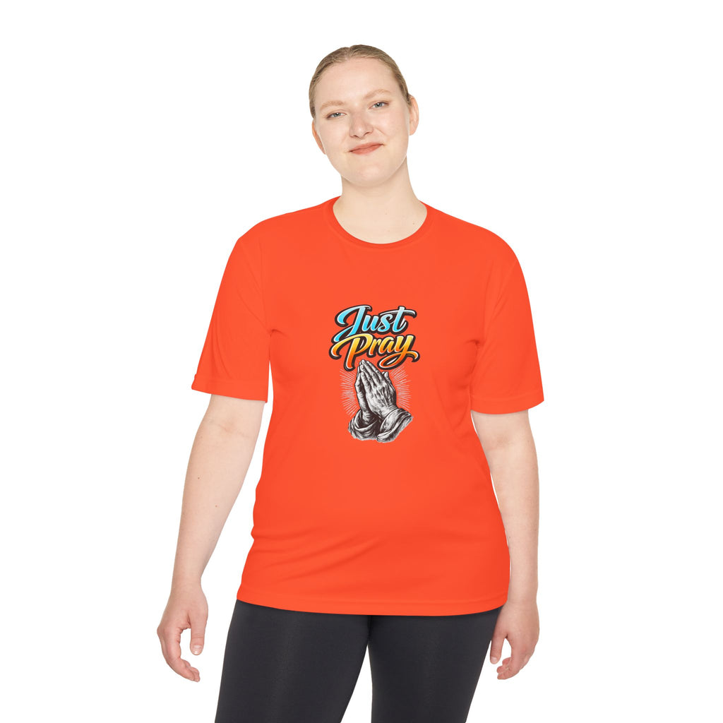 Just Pray Graphic Tee – Praying Hands Faith T-Shirt