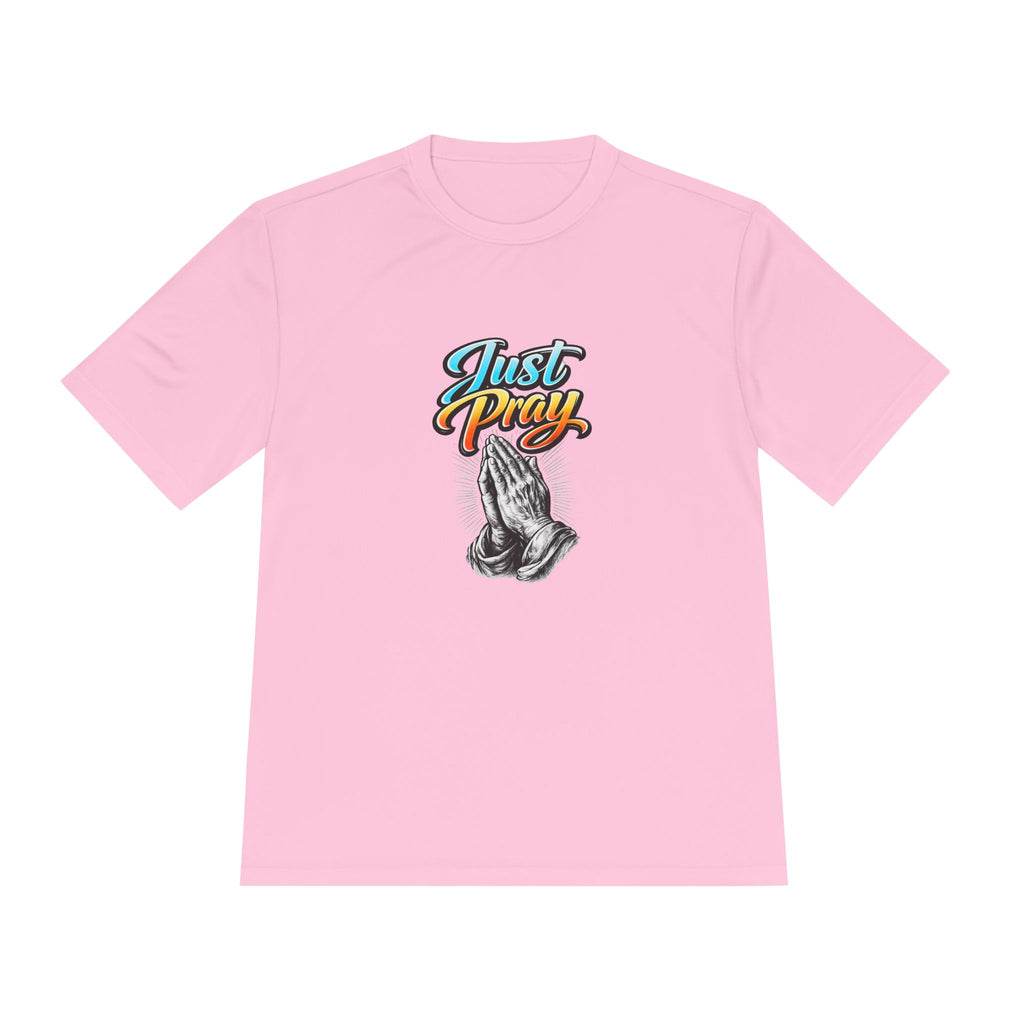 Just Pray Graphic Tee – Praying Hands Faith T-Shirt