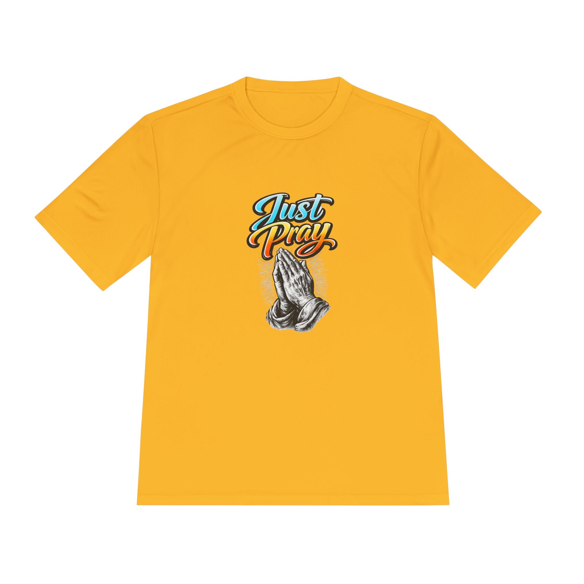 Just Pray Graphic Tee – Praying Hands Faith T-Shirt