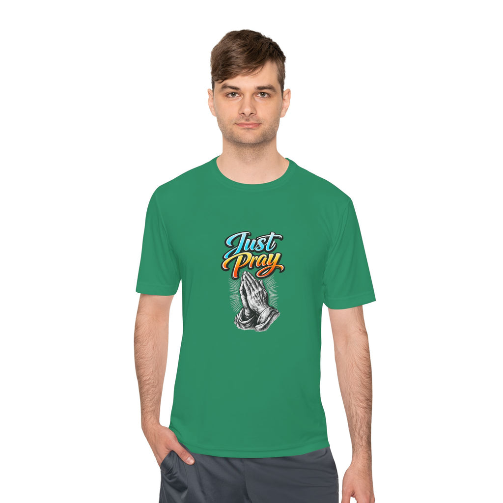 Just Pray Graphic Tee – Praying Hands Faith T-Shirt