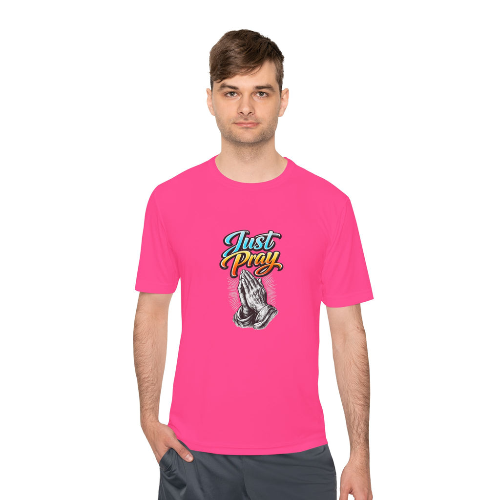 Just Pray Graphic Tee – Praying Hands Faith T-Shirt