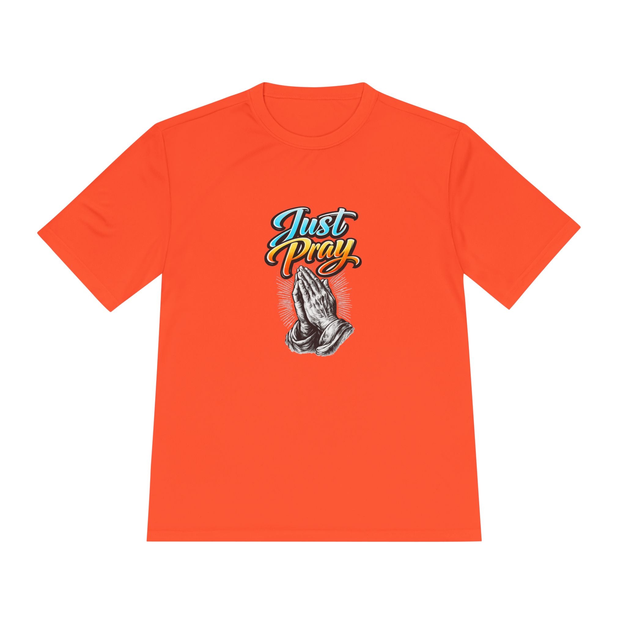 Just Pray Graphic Tee – Praying Hands Faith T-Shirt