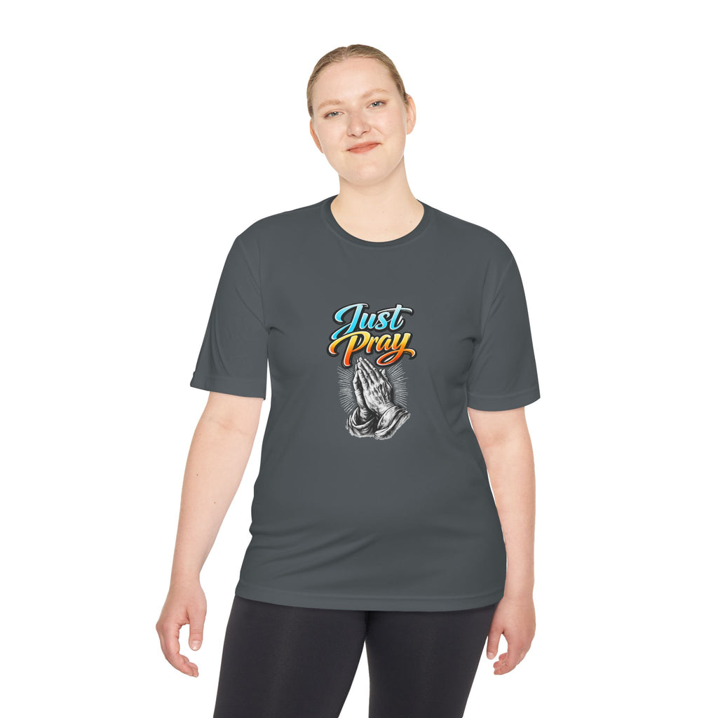 Just Pray Graphic Tee – Praying Hands Faith T-Shirt