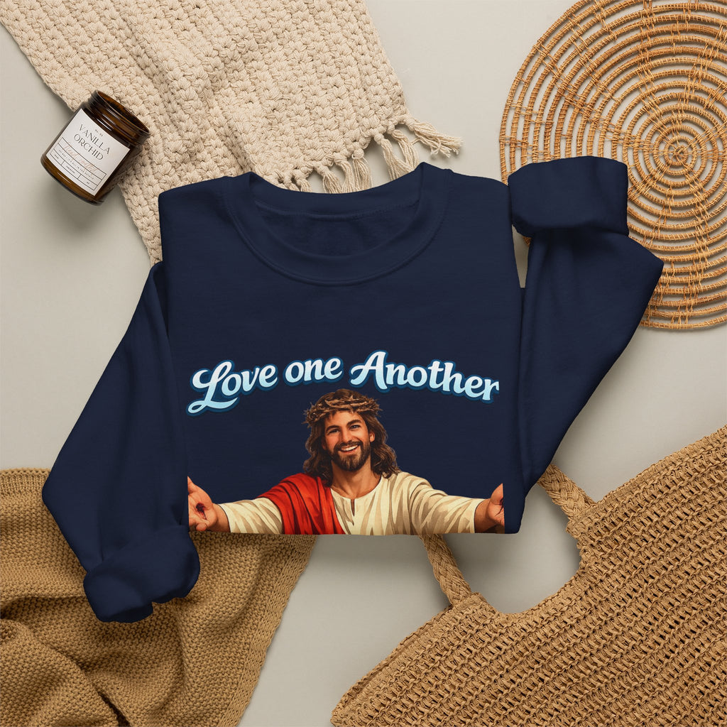 Jesus "Love One Another" Crewneck Sweatshirt