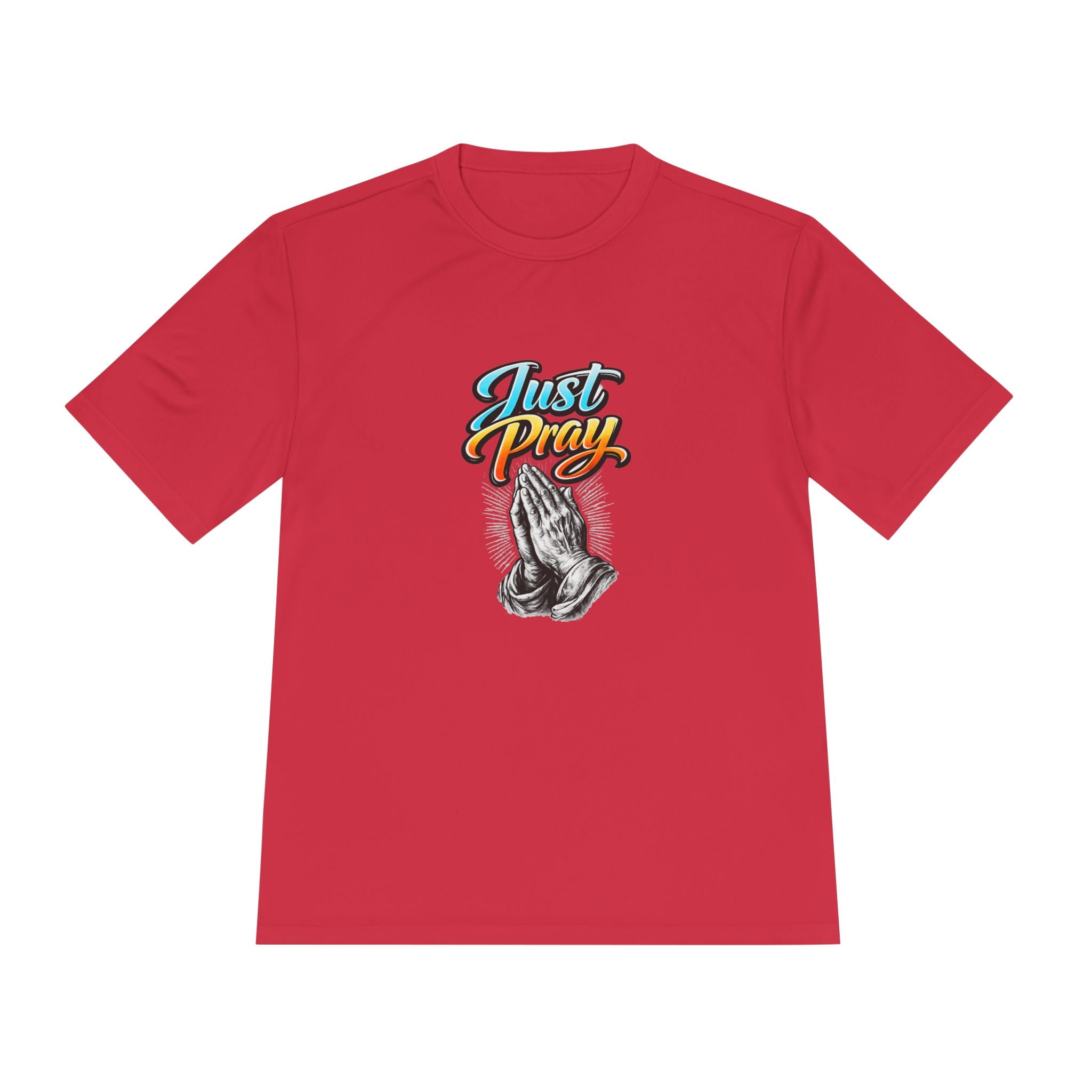 Just Pray Graphic Tee – Praying Hands Faith T-Shirt