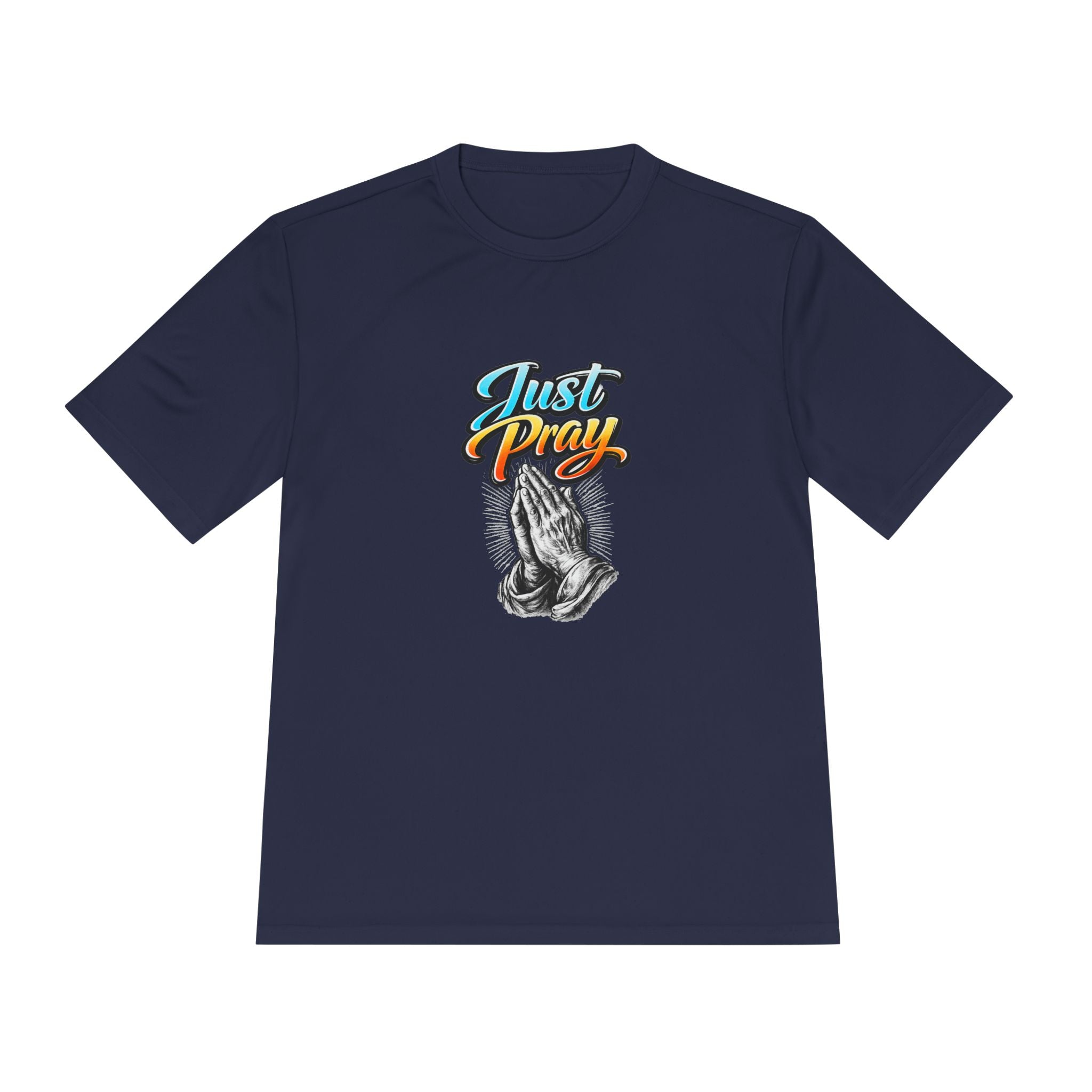 Just Pray Graphic Tee – Praying Hands Faith T-Shirt