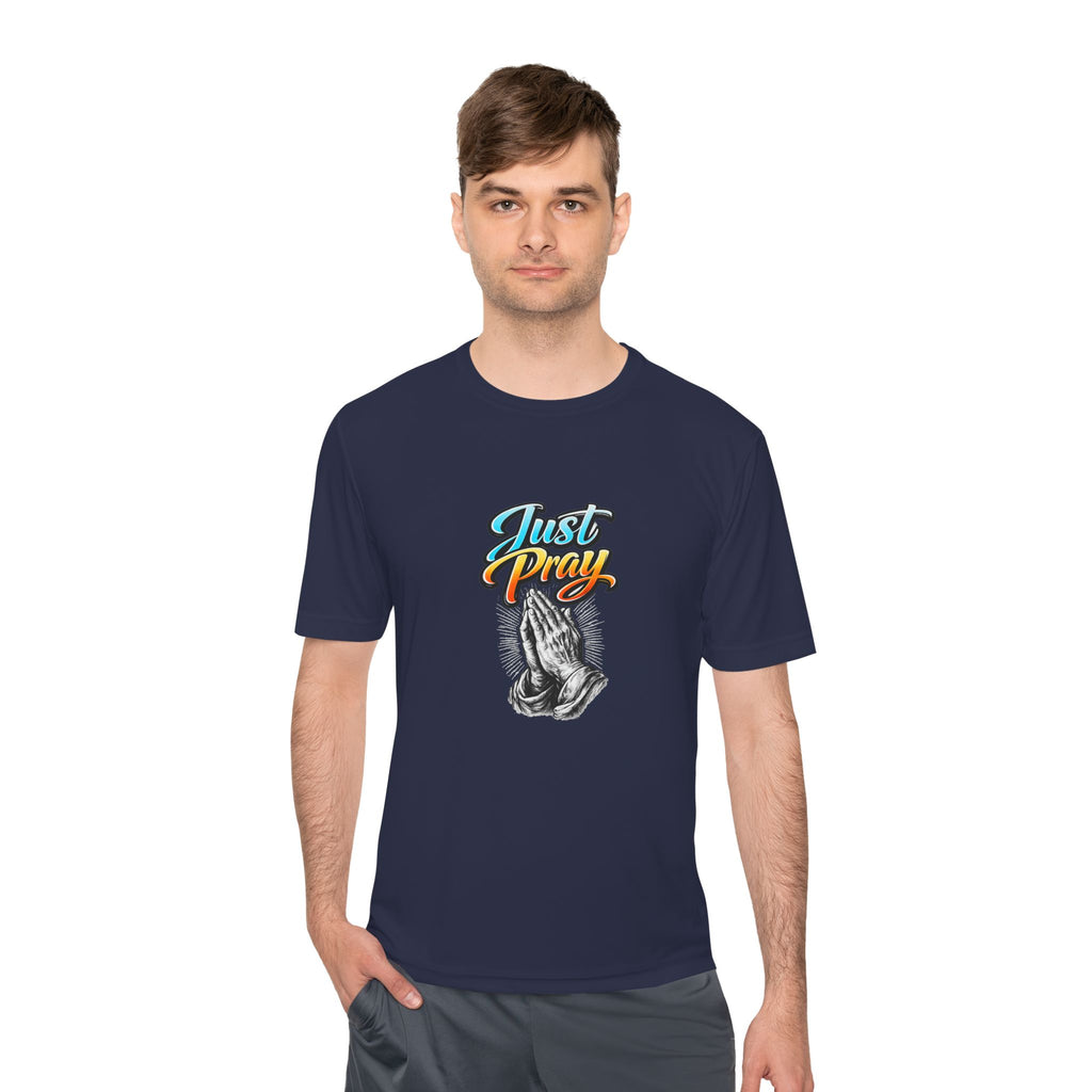 Just Pray Graphic Tee – Praying Hands Faith T-Shirt
