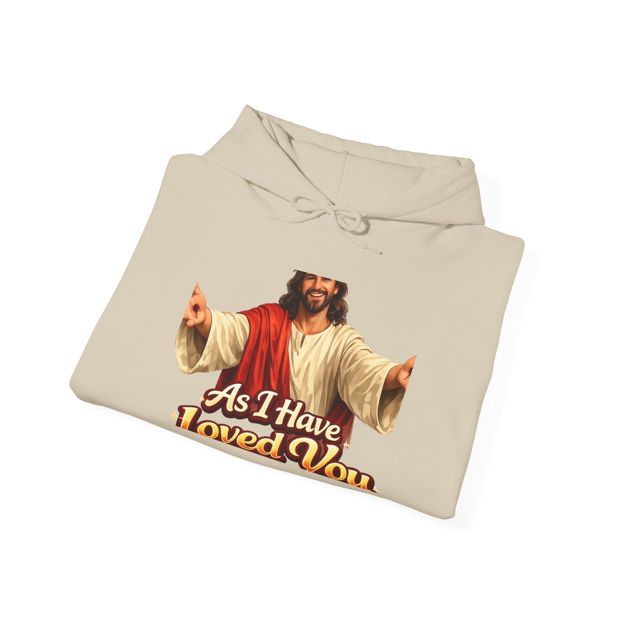 Jesus 'As I Have Loved You' Hoodie — Christian Faith Graphic Hoodie