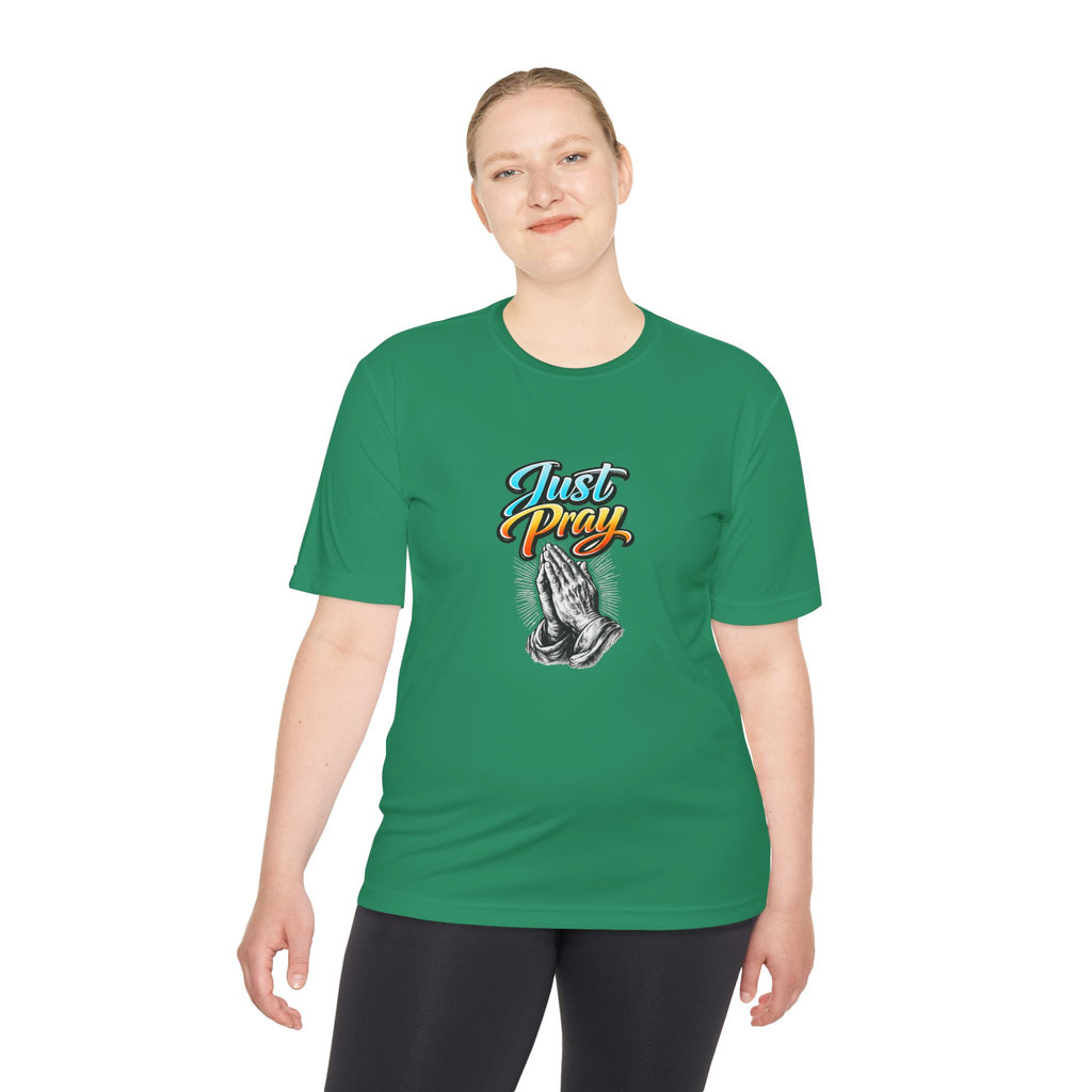 Just Pray Graphic Tee – Praying Hands Faith T-Shirt