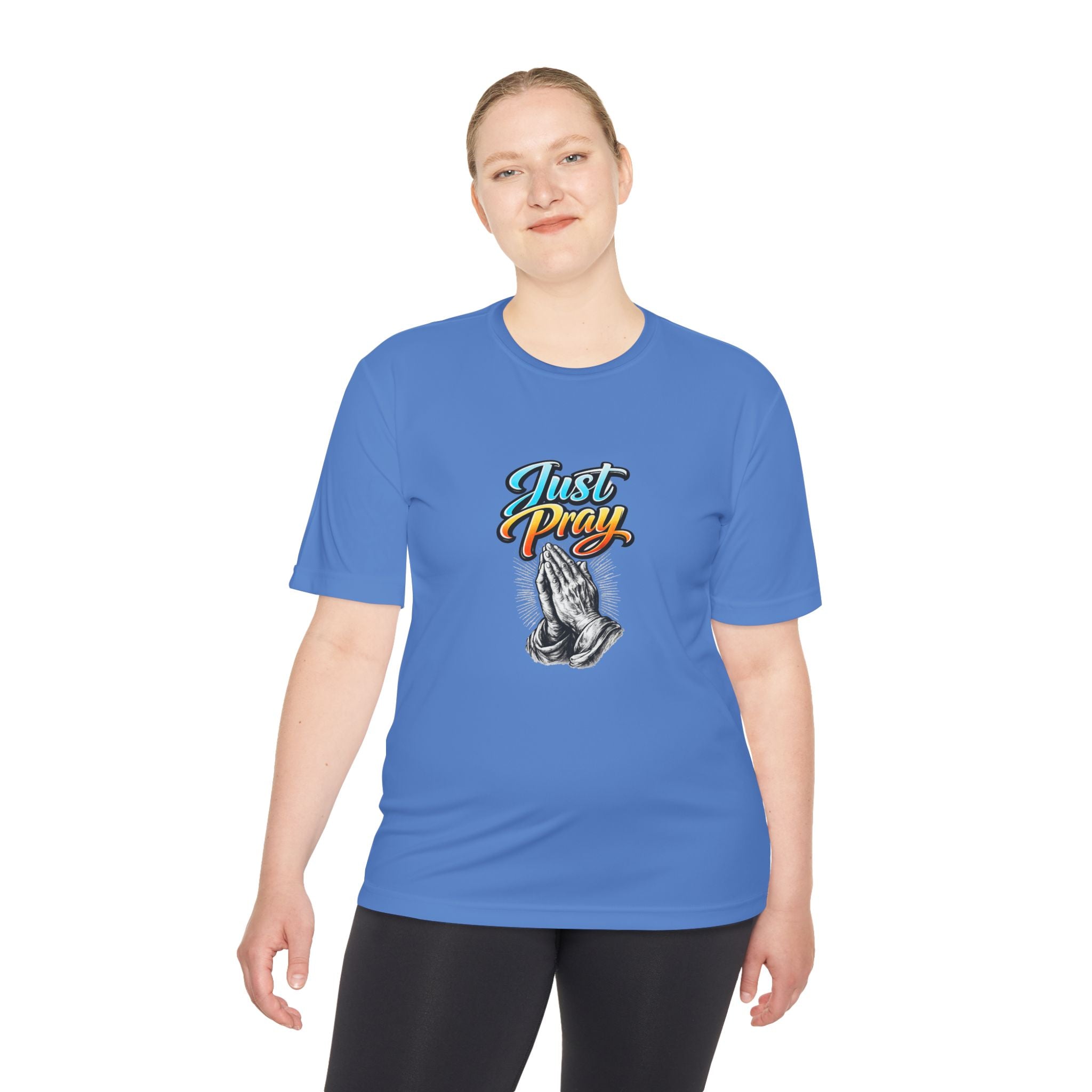Just Pray Graphic Tee – Praying Hands Faith T-Shirt