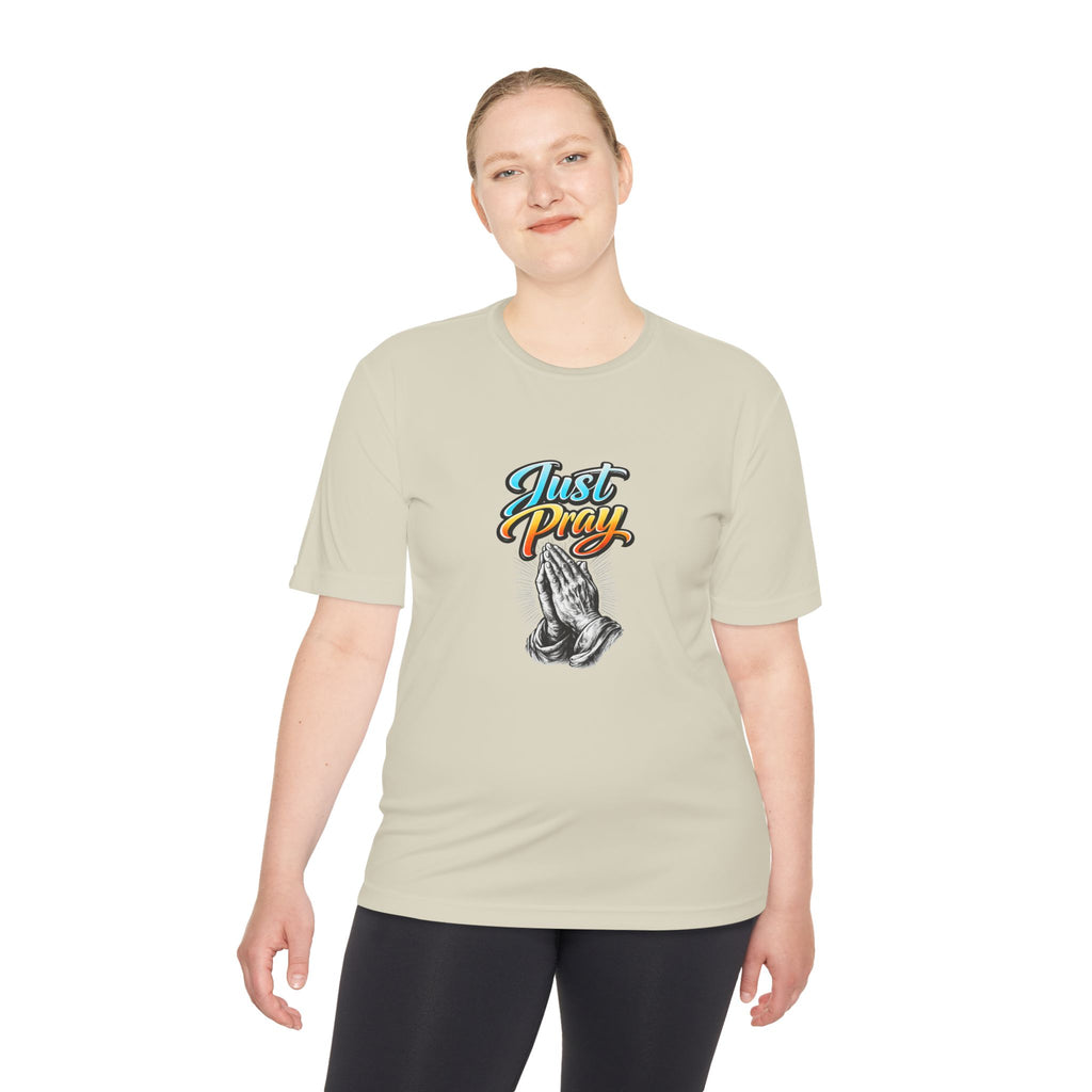 Just Pray Graphic Tee – Praying Hands Faith T-Shirt