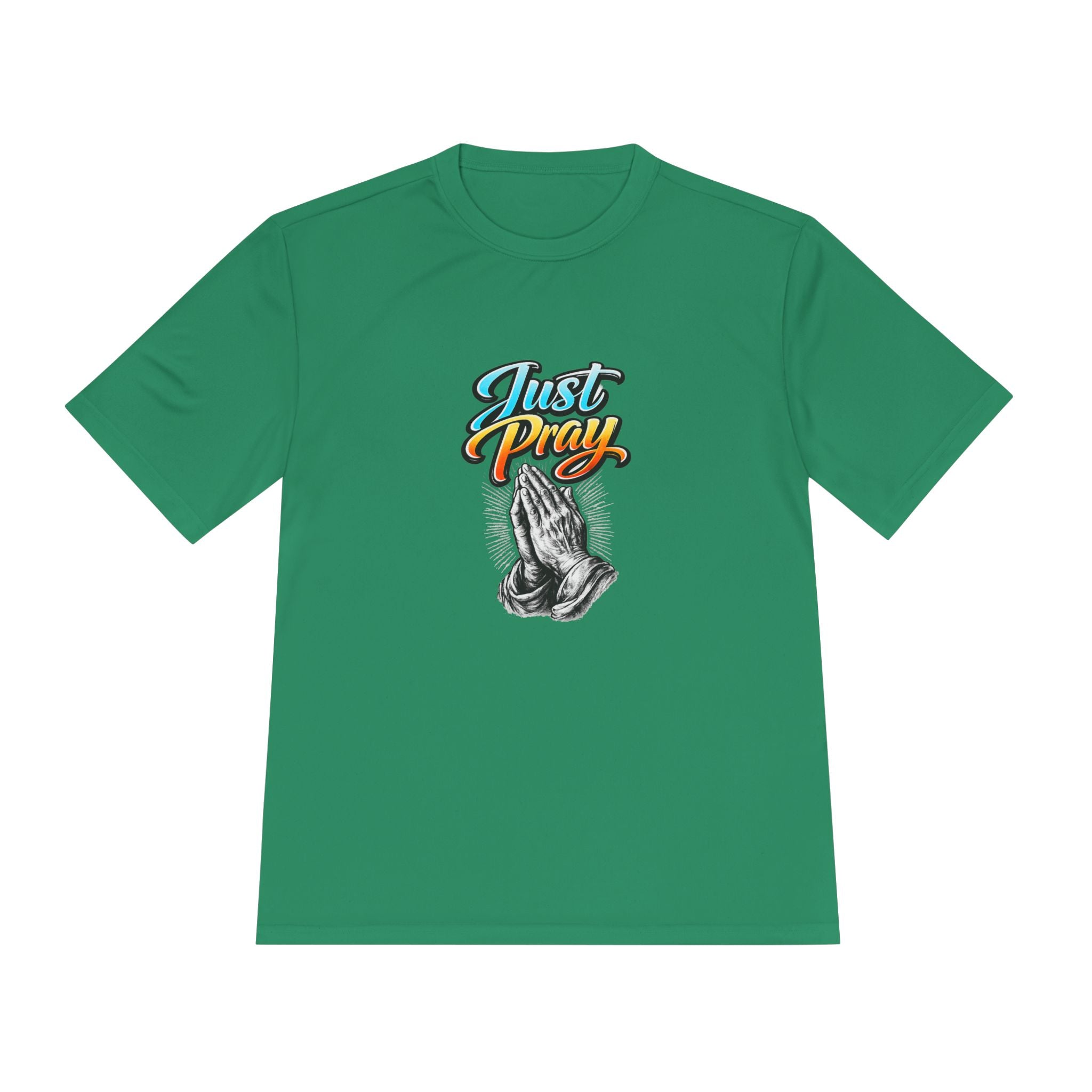 Just Pray Graphic Tee – Praying Hands Faith T-Shirt